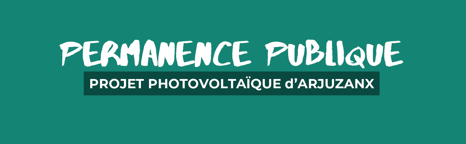 Permanence publique le 11 janvier 2023